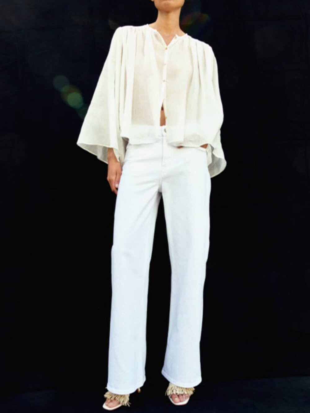 H&M Harper High Rise Wide Leg Jeans